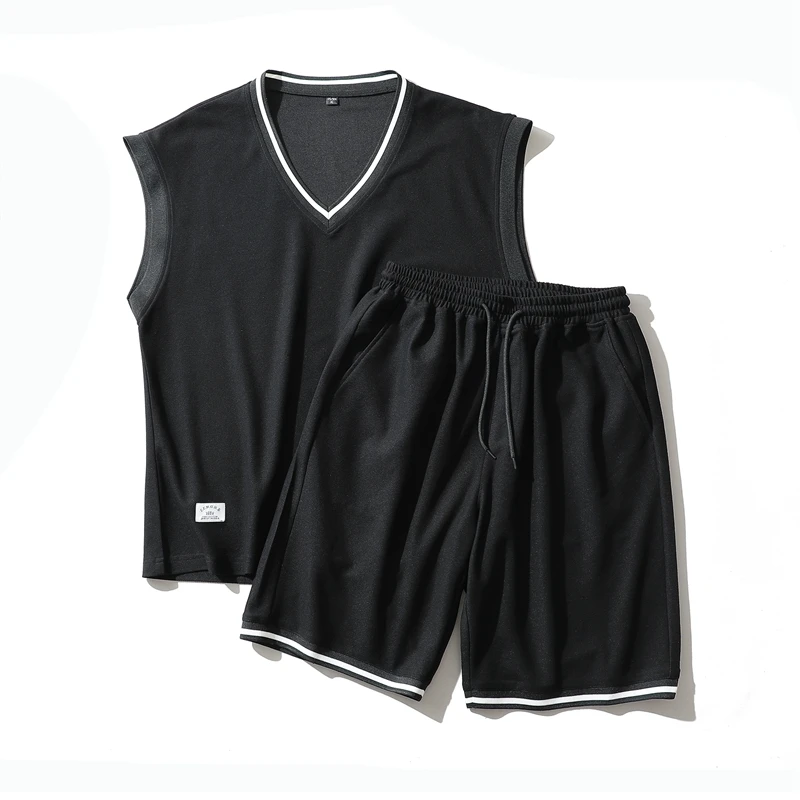 2022 Summer Men Casual Sets Solid Couple All-match Oversized Basketball Fitness Short Sleeve Vests+Sport Shorts
2022 Summer Men Casual Sets Solid Couple All-match Oversized Basketball Fitness Short Sleeve Vests+Sport Shorts