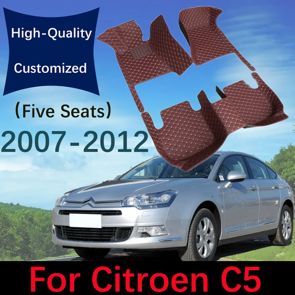 Custom Luxury Leather Car Floor Mats For Citroen C5 2007~2013 Automobile Carpet Rugs Foot Pads Interior Accessories
Custom Luxury Leather Car Floor Mats For Citroen C5 2007~2013 Automobile Carpet Rugs Foot Pads Interior Accessories