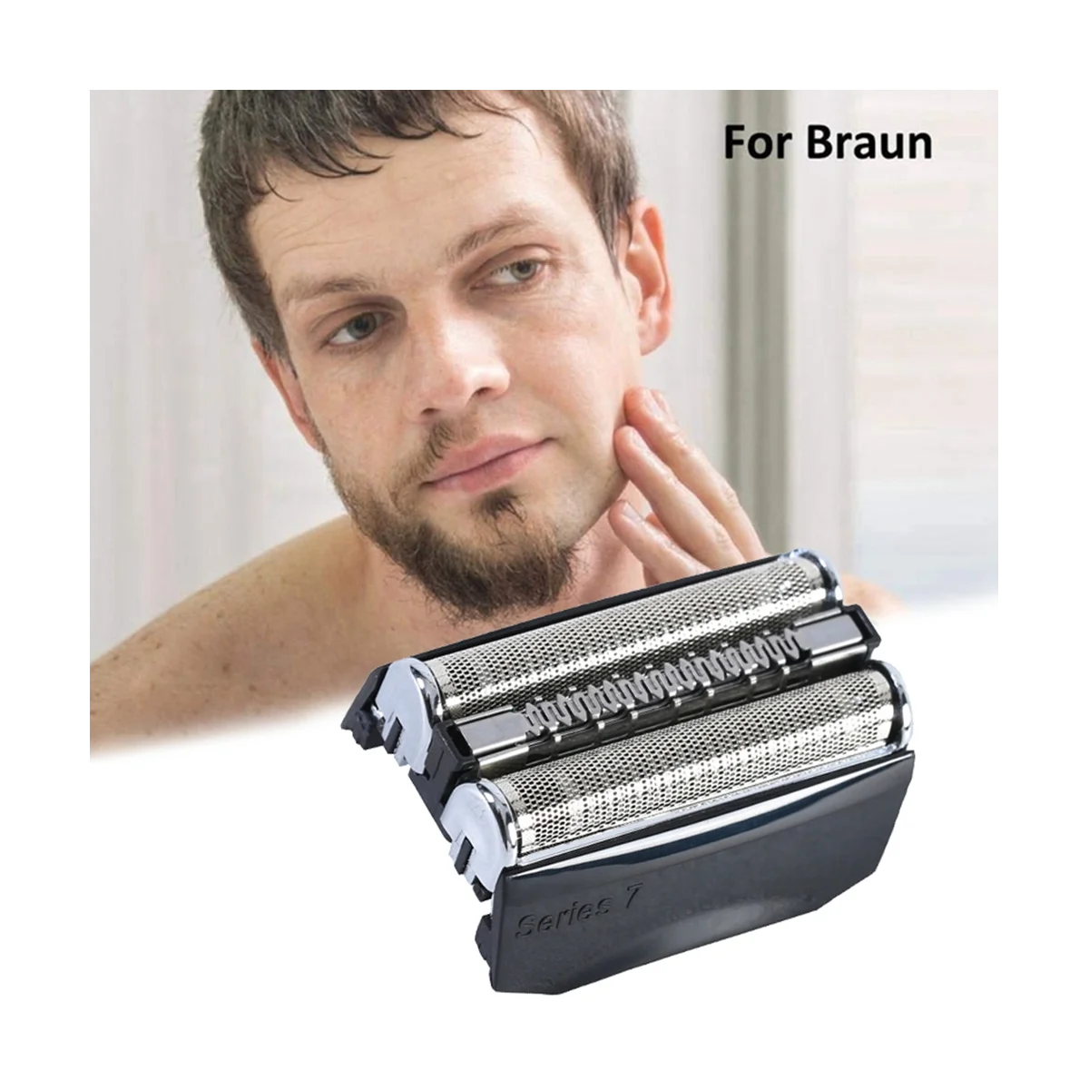 Replacement Shaver Head for Braun Series 7 70B Razor Foil & Cutter 720 720S-3 720S-4 720S-5 730 Electric Shaver Heads
Replacement Shaver Head for Braun Series 7 70B Razor Foil & Cutter 720 720S-3 720S-4 720S-5 730 Electric Shaver Heads