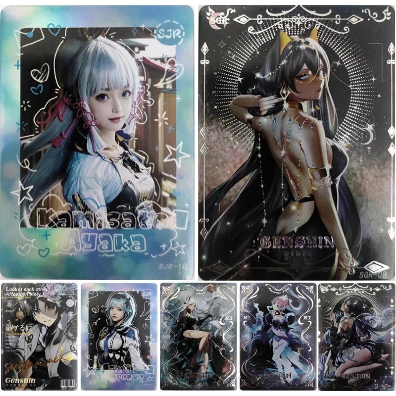 Anime Genshin Impact GEP SGR SJR XI series collection card Ganyu Nahida Shenhe Entertainment toys Two-dimensional peripheral
Anime Genshin Impact GEP SGR SJR XI series collection card Ganyu Nahida Shenhe Entertainment toys Two-dimensional peripheral