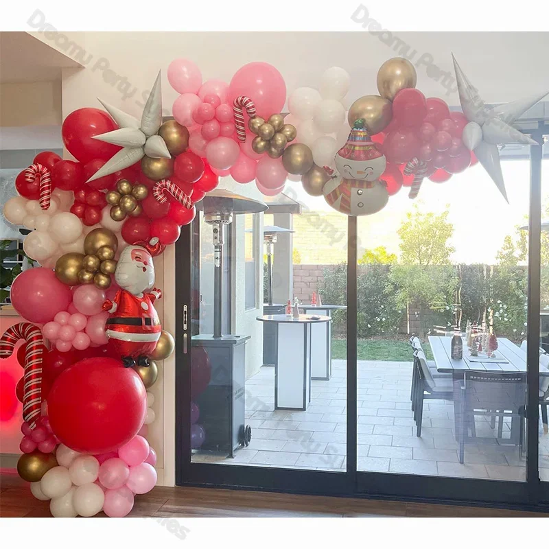 Christmas Balloons Garland Arch Kit Cute Santa Snowman Foil Xmas Gift Kids Baby Shower Birthday Party Decor Supplies 168pcs Set
Christmas Balloons Garland Arch Kit Cute Santa Snowman Foil Xmas Gift Kids Baby Shower Birthday Party Decor Supplies 168pcs Set