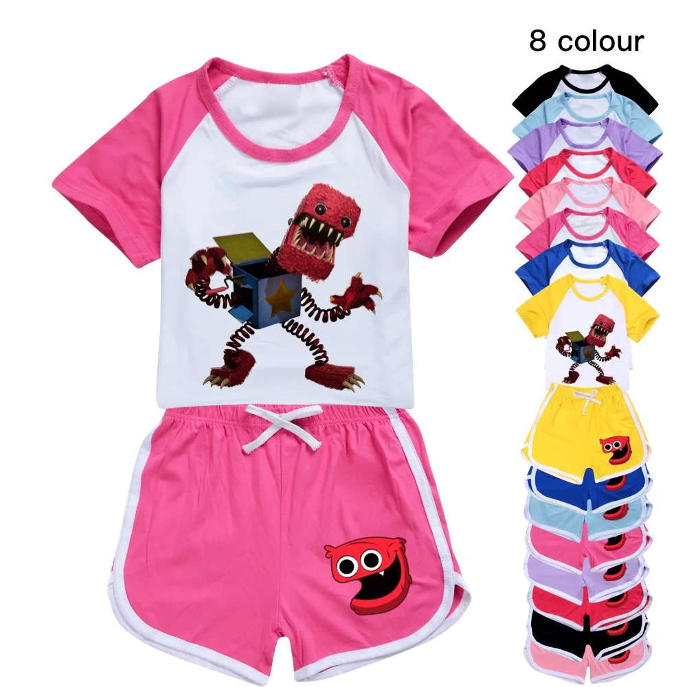 Детский летний спортивный костюм Boxy Boo, футболка с коротким рукавом и шорты для девочек-подростков
Детский летний спортивный костюм Boxy Boo, футболка с коротким рукавом и шорты для девочек-подростков