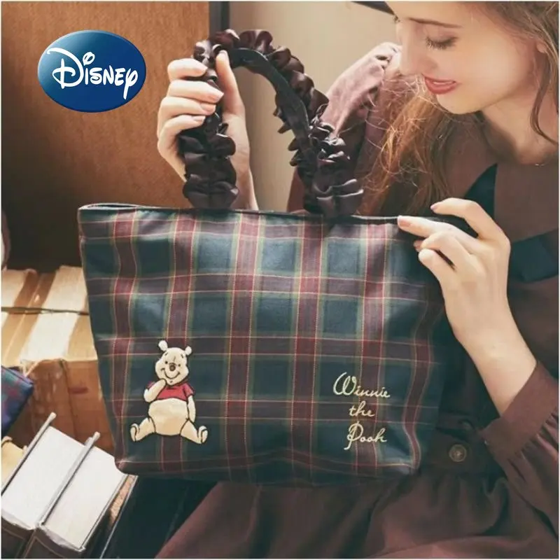 Disney Winnie Bear New Women's Handbag Luxury Brand Cartoon Women's Bag 2-Piece Embroidery Large Capacity Fashion Tote Bag
Disney Winnie Bear New Women's Handbag Luxury Brand Cartoon Women's Bag 2-Piece Embroidery Large Capacity Fashion Tote Bag