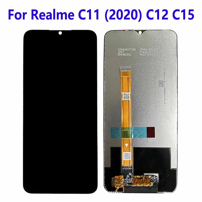 

For Realme C15 RMX2180 RMX2195 LCD Display Touch Screen Digitizer Assembly For Realme C11 (2020) C12 RMX2185 RMX2189