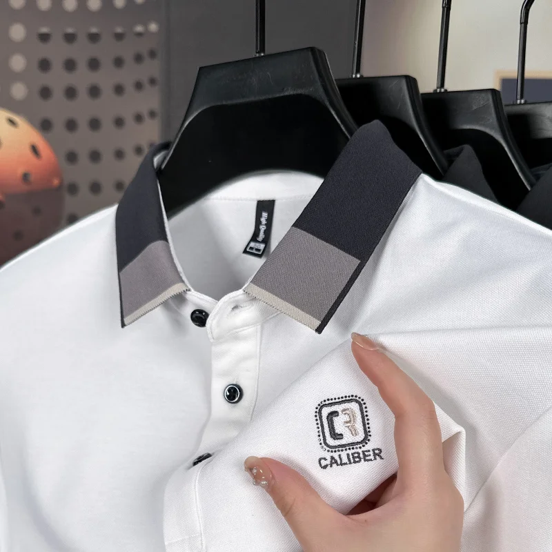 High Quality Men's Polo Shirt 2023 Autumn New Lapel Embroidery Casual Long Sleeved British Fashion Trend Classic Men's Clothing
High Quality Men's Polo Shirt 2023 Autumn New Lapel Embroidery Casual Long Sleeved British Fashion Trend Classic Men's Clothing