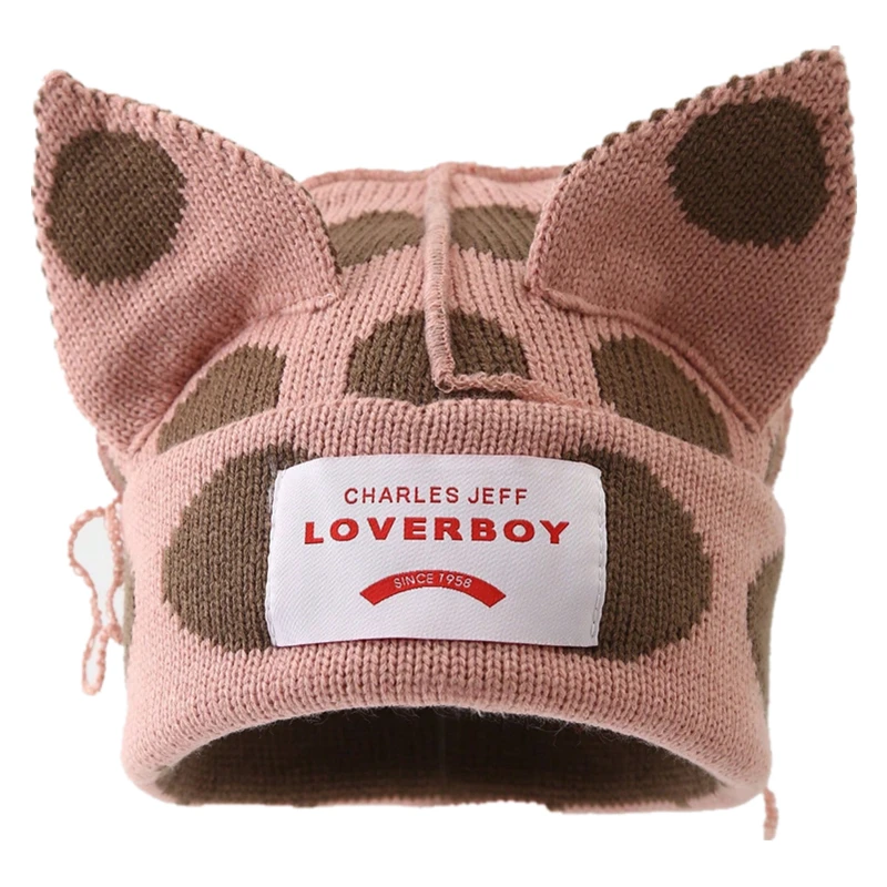 Y2K Style Cat Ear Winter Beanie 12 See3faa0556424df48115ee205ba2b53a6
