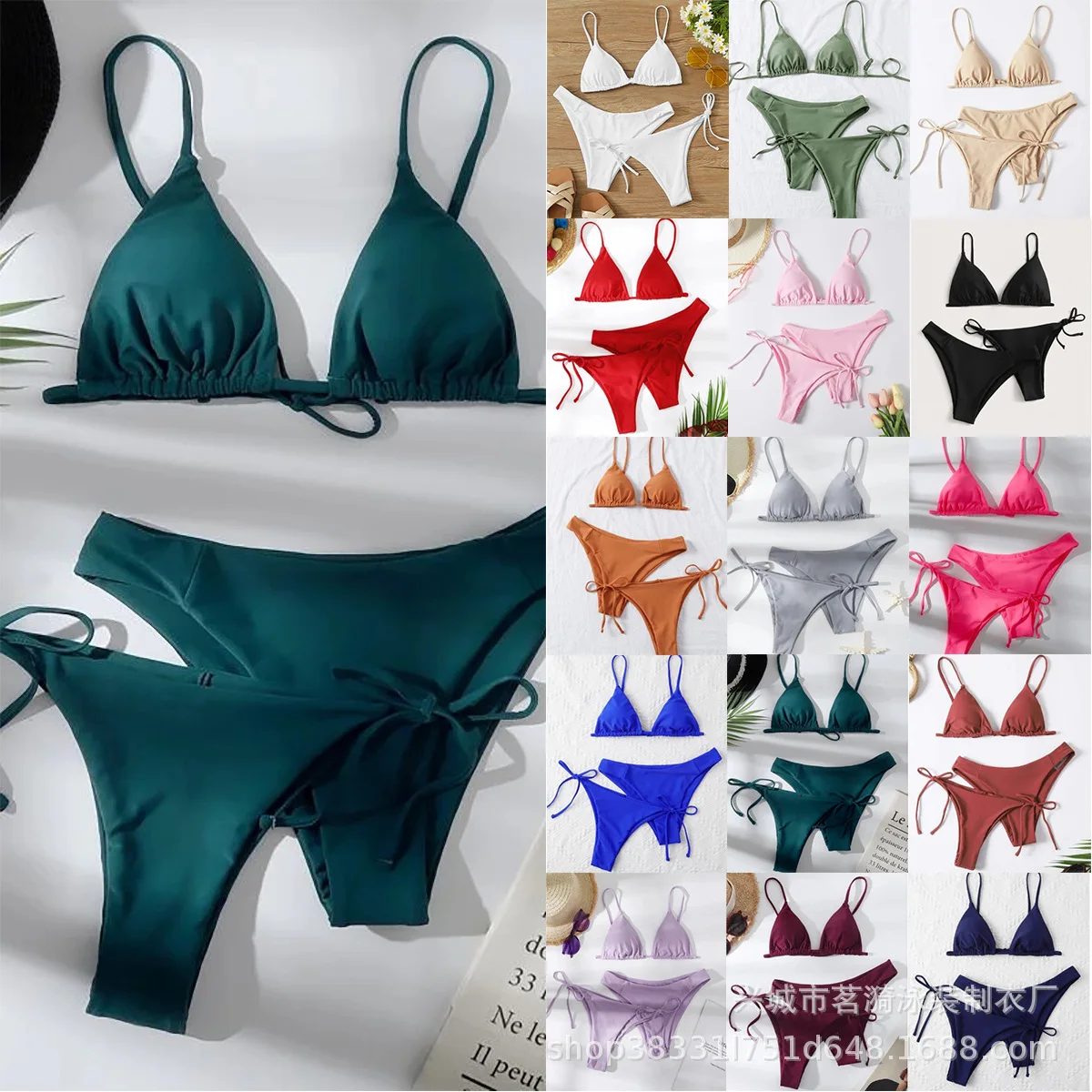 Traje De Ba O Brasile O Para Mujer Conjunto De Bikini Sexy Con