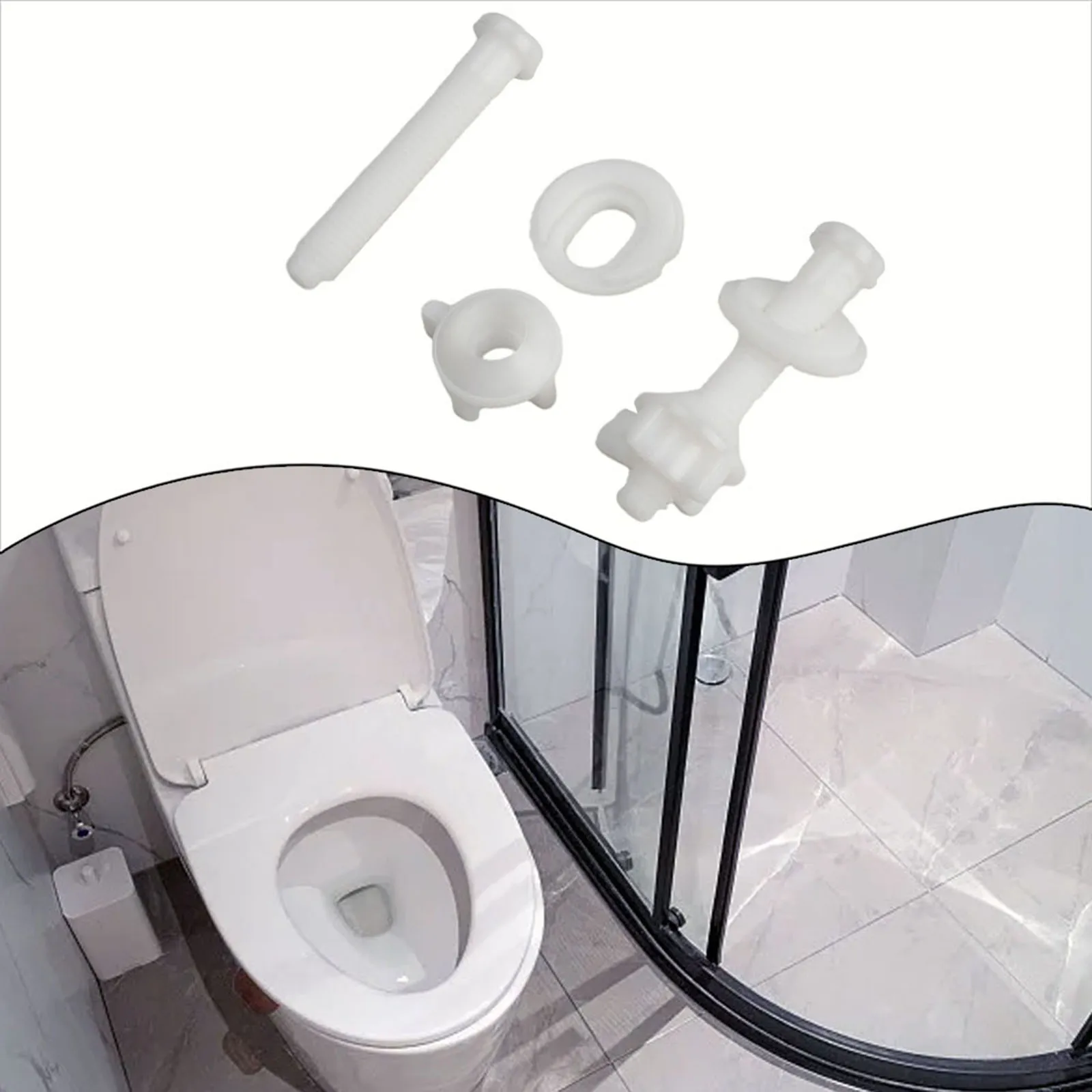 Toilet Seat Bolts Plastic Toilet Cover Fixing Accessories Toilet Cover Lower Lock Bolt Toilet Cover Screw Toliet Accessories
Toilet Seat Bolts Plastic Toilet Cover Fixing Accessories Toilet Cover Lower Lock Bolt Toilet Cover Screw Toliet Accessories