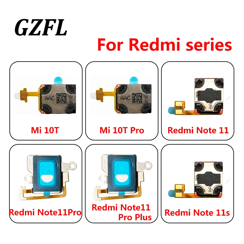 

Новинка для Xiaomi Mi 10T Pro Redmi Note 11 11s Pro Plus Передняя верхняя гарнитура наушники Динамик Звуковой приемник