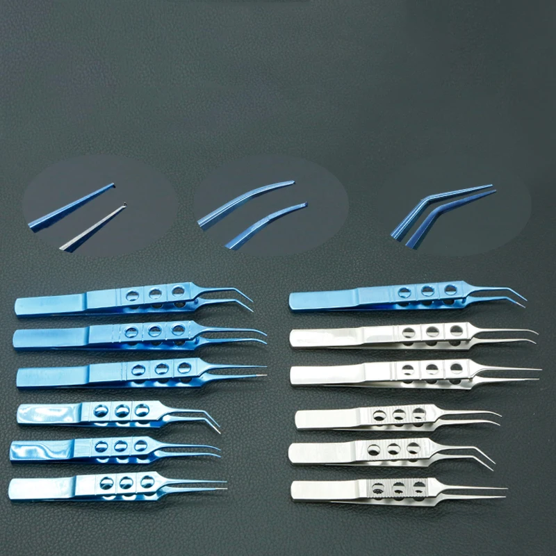 

Cosmetic Toothed Tweezers Double Eyelid Fat Tweezers Stainless Steel With Tooth Clips Titanium Alloy Eye Shaping Tweezers With H