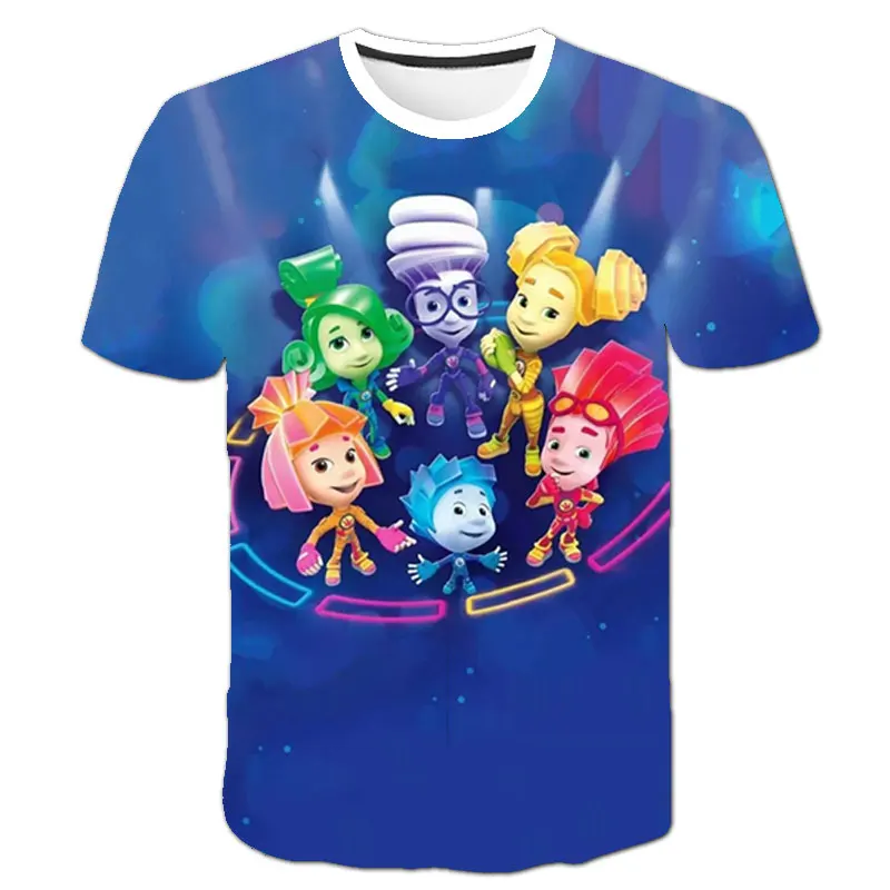 Fashion New Children Cartoon The Fixies Funny T Shirt Baby Boys/Girls Summer Tops Short Sleeve T-shirt Kids Cute Clothes
Fashion New Children Cartoon The Fixies Funny T Shirt Baby Boys/Girls Summer Tops Short Sleeve T-shirt Kids Cute Clothes