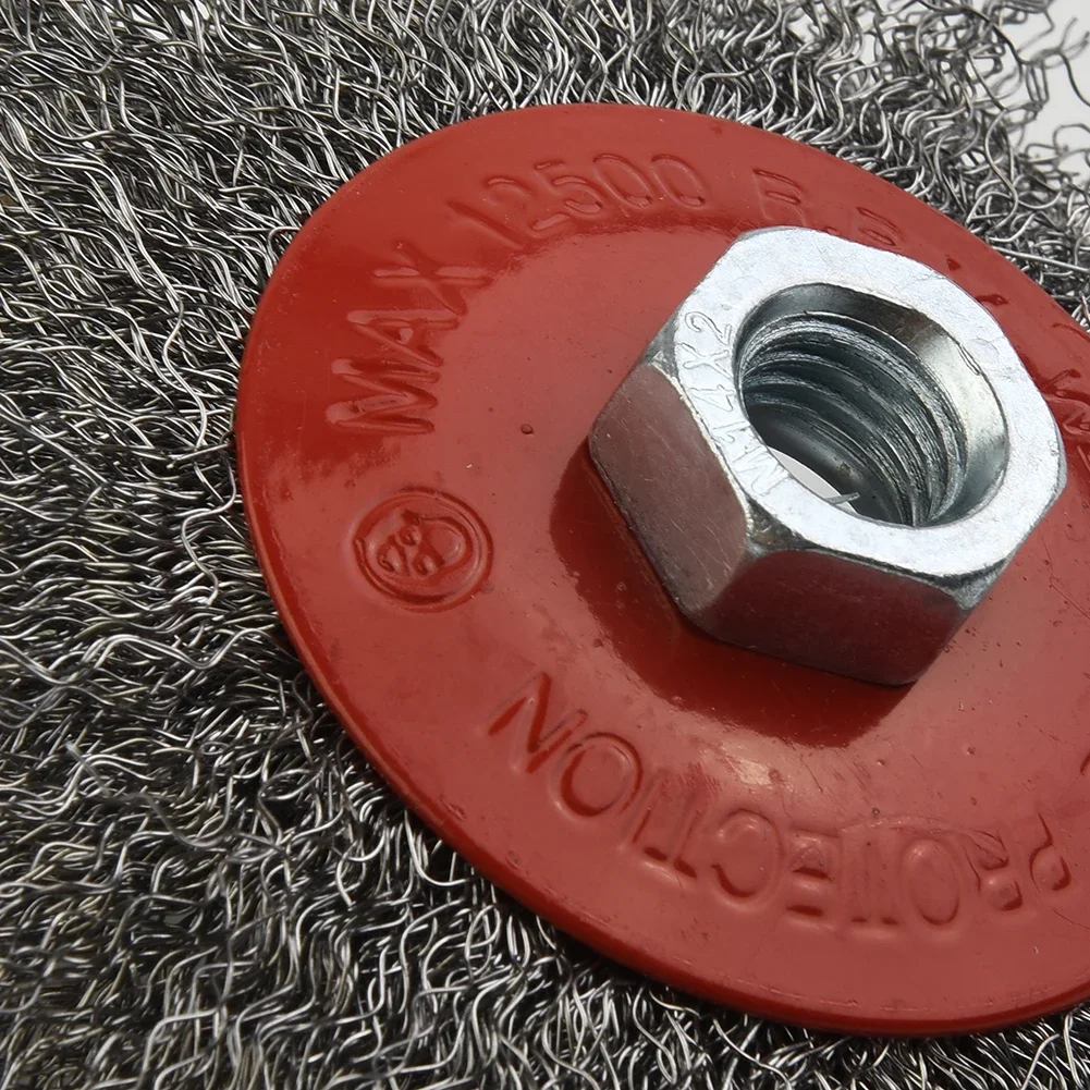 Stainless Steel Wire Brush 100mm/M14 Thread Cleaning Brush For Bevel Wheel Angle Grinder Rotary Tools Metal Stone Polishing
Stainless Steel Wire Brush 100mm/M14 Thread Cleaning Brush For Bevel Wheel Angle Grinder Rotary Tools Metal Stone Polishing