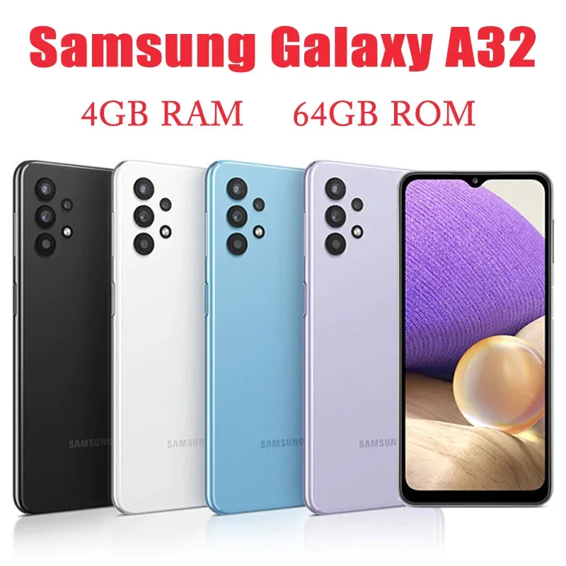 

Смартфон Samsung Galaxy A32 5G A326U1 A326U1/DS, экран 6,5 дюйма, 4 Гб + 64 ГБ