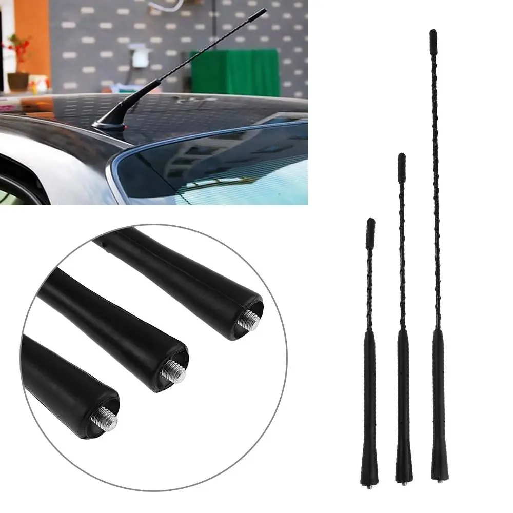 

Aerial Mast 9''/11''/16'' Universal AM/FM Car Antenna Aluminum Auto Roof Modified Antenna