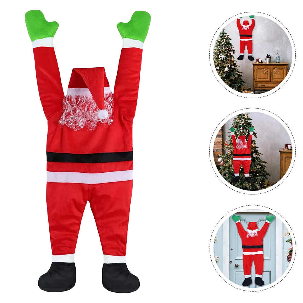 Christmas Hanging Santa Claus Hanging Santa Claus Ornament Indoor Outdoor Climbing Santa Gutter Roof
Christmas Hanging Santa Claus Hanging Santa Claus Ornament Indoor Outdoor Climbing Santa Gutter Roof