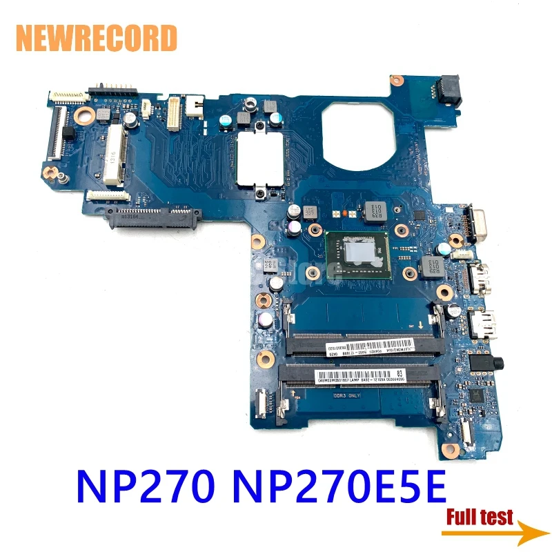 For Samsung NP270 NP270E4E NP270E5E Laptop Motherboard BA92-12169A BA92-12169B BA41-02206A DDR3 With CPU Onboard Main Board
For Samsung NP270 NP270E4E NP270E5E Laptop Motherboard BA92-12169A BA92-12169B BA41-02206A DDR3 With CPU Onboard Main Board