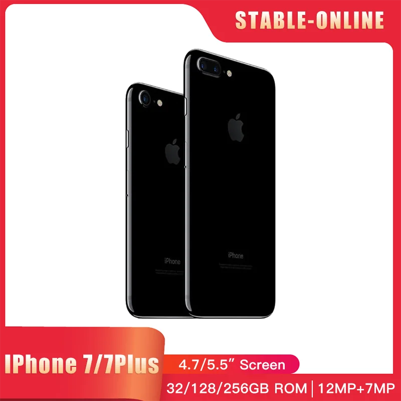 

Original Apple iPhone 7 / iPhone 7 Plus 4G LTE Mobile Phone 32GB/128GB/256GB ROM 4.7"/5.5" 12MP Fingerprint Unlocked CellPhone