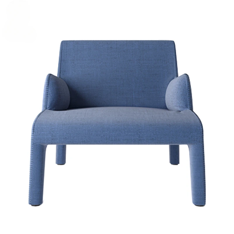Italian style simple fabric single person sofa chair design creative single chair club model room sales office negotiation
Italian style simple fabric single person sofa chair design creative single chair club model room sales office negotiation