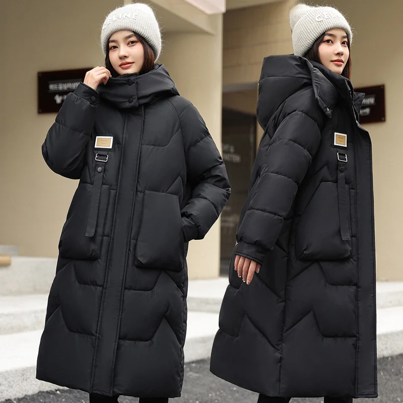2024 Women Winter Jacket Coat Long Parkas Female Down Cotton Hooded Overcoat Thick Warm Jackets Windproof Casual Student Coat
2024 Women Winter Jacket Coat Long Parkas Female Down Cotton Hooded Overcoat Thick Warm Jackets Windproof Casual Student Coat