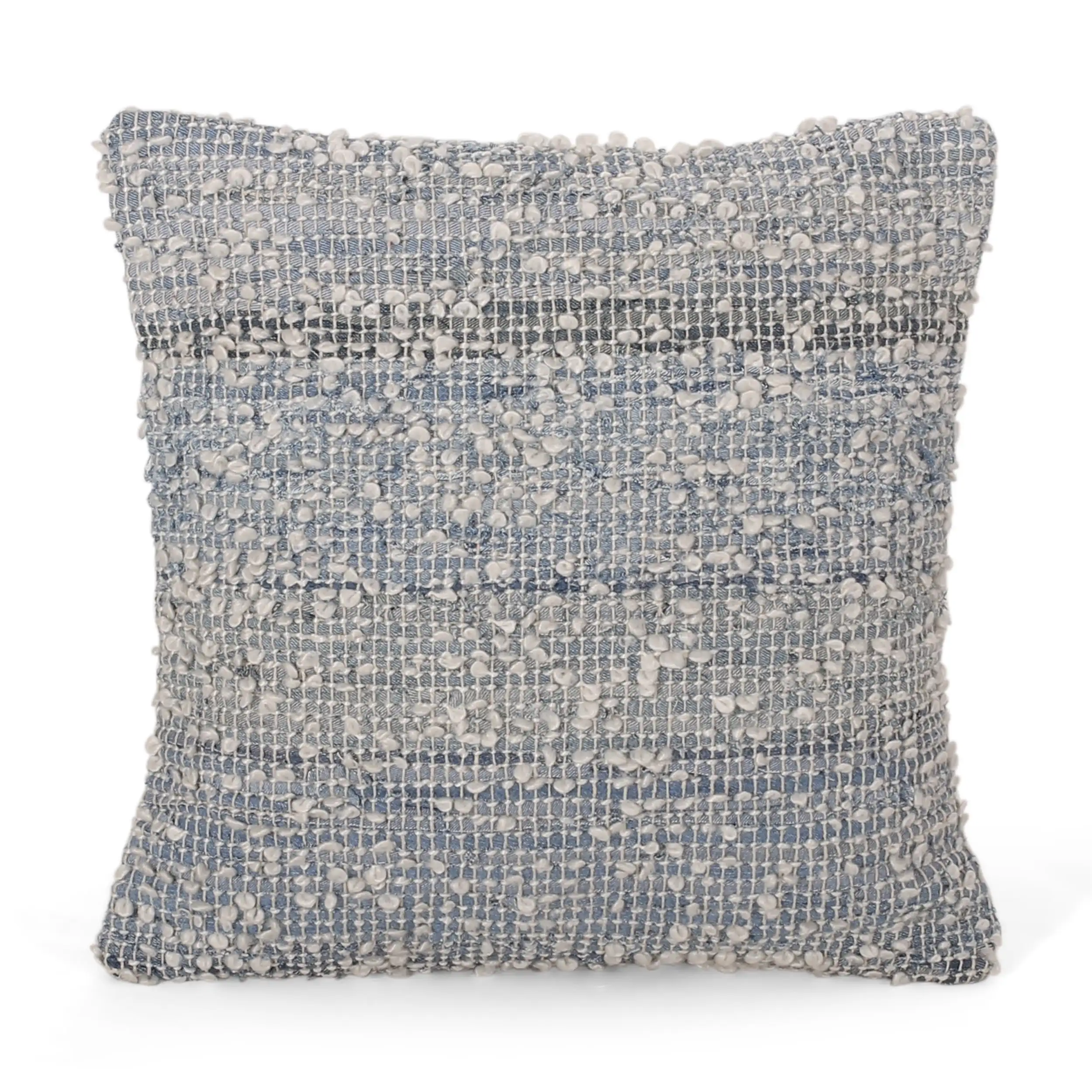 Noble House Maximillian Durable Low-profil Luxurious Colorfast Easy To Clean Decorative Throw Pillow 18" X 18" Blue and White
Noble House Maximillian Durable Low-profil Luxurious Colorfast Easy To Clean Decorative Throw Pillow 18" X 18" Blue and White