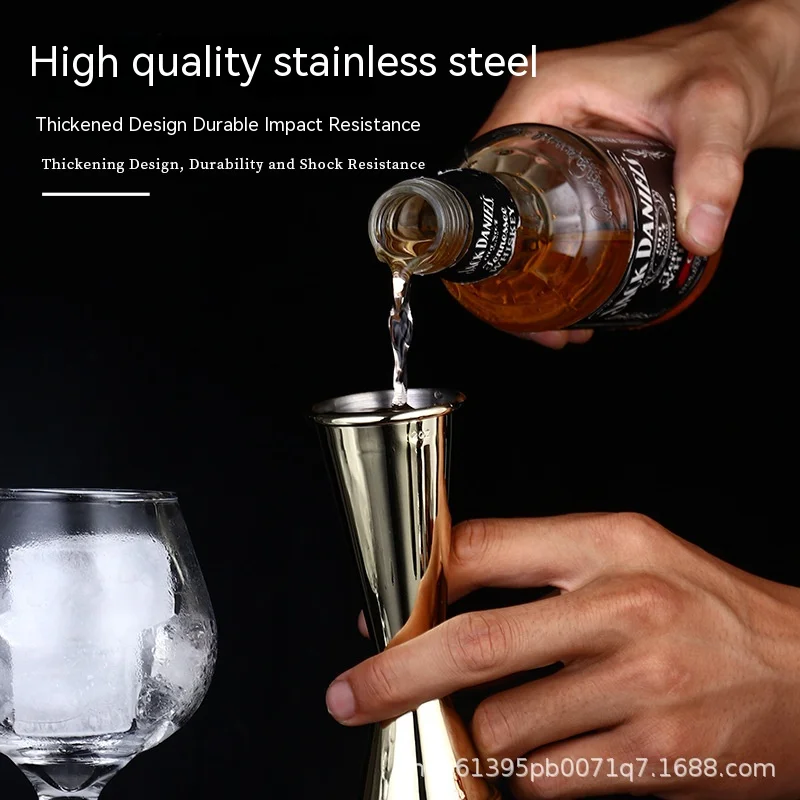 Stainless Steel Double End Measuring Cup Ounce Measuring Cup Cocktail Direct Sale Black Gold Copper Plating Color
Stainless Steel Double End Measuring Cup Ounce Measuring Cup Cocktail Direct Sale Black Gold Copper Plating Color
