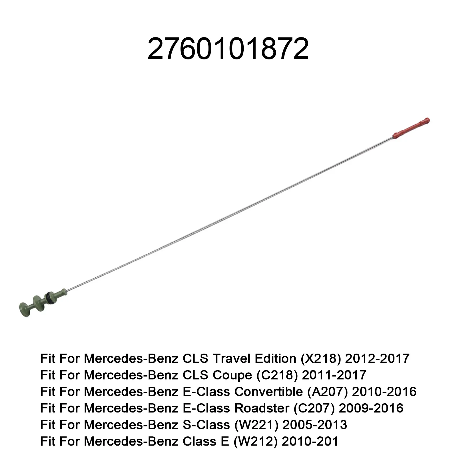 Щуп для масла двигателя 2760101872 для Benz C207 E350 C218 W221 S350 L CGI CLS 300 щуп для масла двигателя запчасти для автомобильных двигателей
Щуп для масла двигателя 2760101872 для Benz C207 E350 C218 W221 S350 L CGI CLS 300 щуп для масла двигателя запчасти для автомобильных двигателей