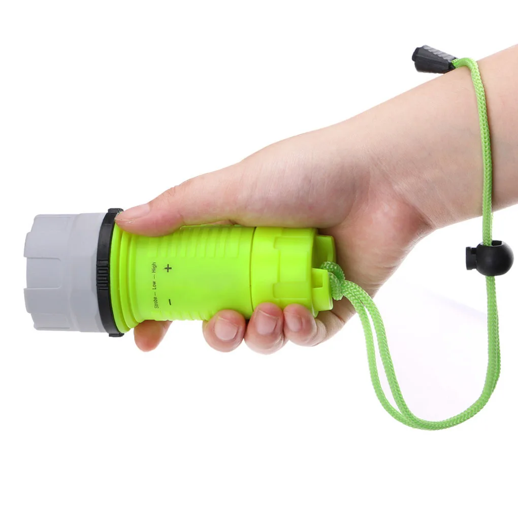 Super Bright Diving Flashlight with Rope Torch Multi-function Lamp Underwater Light Working Repairing Hiking Accessories
Super Bright Diving Flashlight with Rope Torch Multi-function Lamp Underwater Light Working Repairing Hiking Accessories
