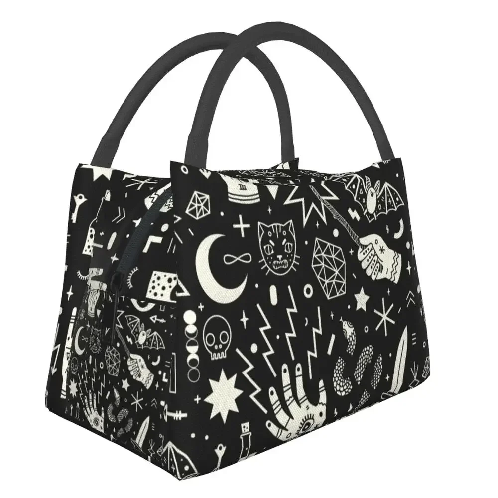 Halloween Witchcraft Witch Insulated Lunch Bags for Women Resuable Occult Witchy Magic Cooler Thermal Lunch Box Camping Travel 
Halloween Witchcraft Witch Insulated Lunch Bags for Women Resuable Occult Witchy Magic Cooler Thermal Lunch Box Camping Travel
