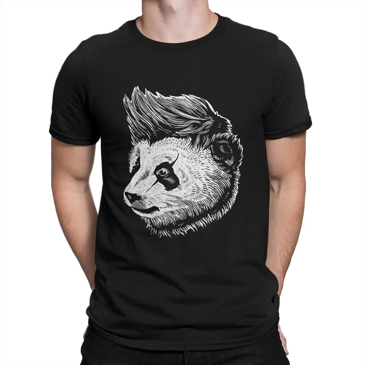Funky T-Shirts for Men Panda Crazy 100% Cotton Tee Shirt Crewneck Short Sleeve T Shirt New Arrival Clothing
Funky T-Shirts for Men Panda Crazy 100% Cotton Tee Shirt Crewneck Short Sleeve T Shirt New Arrival Clothing