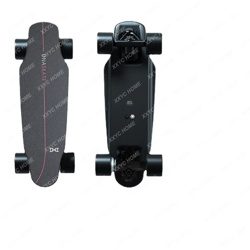 

Electric Skateboard Dnaskate Scooter Four-Wheel Remote Control Fish Balance Double Drive Walking Artifact Adult Beginner