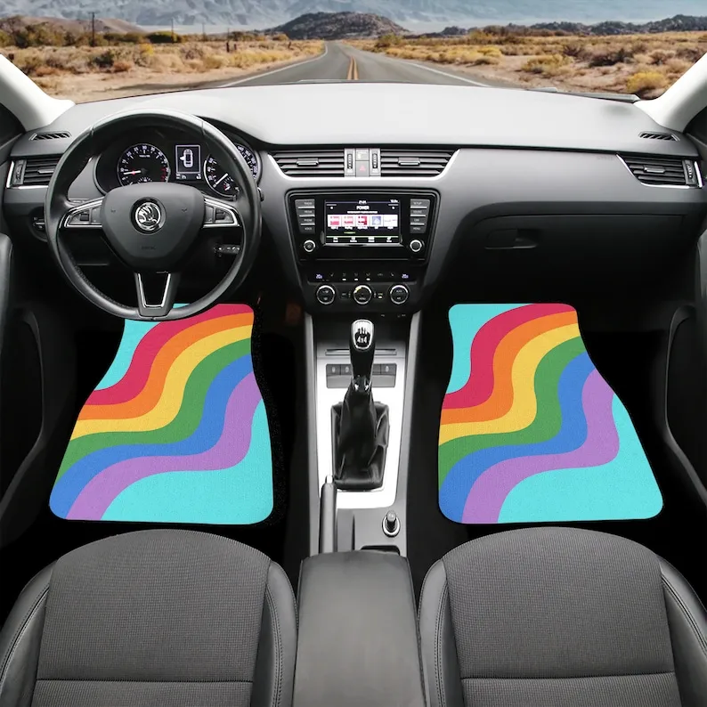 02 Car Mats Set, Rainbow Car Floor Mats, 2 Floor Car Coasters, Custom Car Mats, Cute Car Mats For Women, Cute Car Accessories fo
02 Car Mats Set, Rainbow Car Floor Mats, 2 Floor Car Coasters, Custom Car Mats, Cute Car Mats For Women, Cute Car Accessories fo