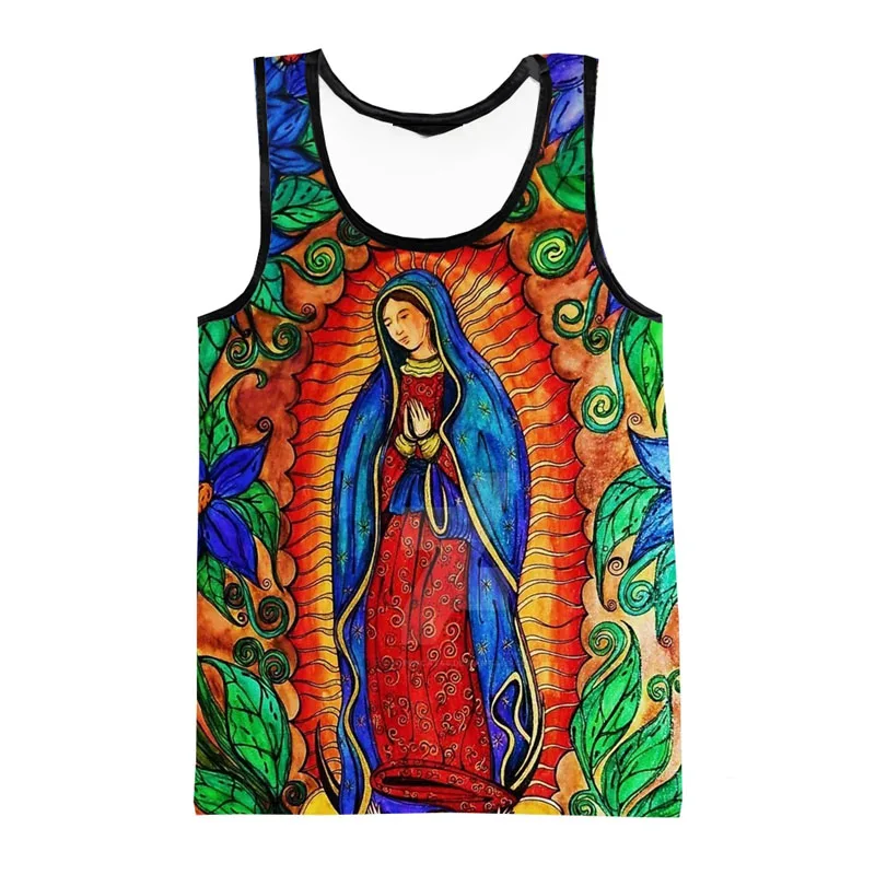 Virgin Mary Christian Graphic Tank Tops 3D Printing Mother Of God Cross Faith Casual Vest Cool And Fun Leisure Streetwear Tops
Virgin Mary Christian Graphic Tank Tops 3D Printing Mother Of God Cross Faith Casual Vest Cool And Fun Leisure Streetwear Tops