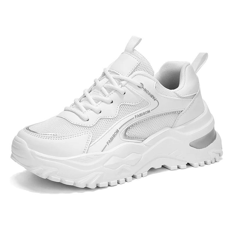 High 6CM Platform Sneakers Women Breathable Shoes Casual Chunky Black Tenis Sneakers Woman White Vulcanized Shoes Size 35-43
High 6CM Platform Sneakers Women Breathable Shoes Casual Chunky Black Tenis Sneakers Woman White Vulcanized Shoes Size 35-43