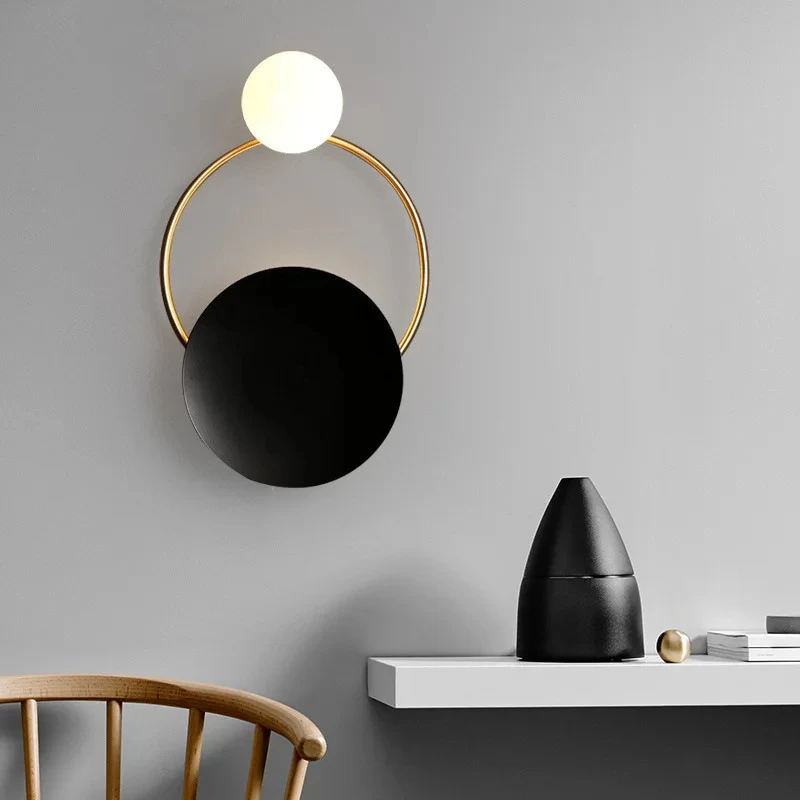 Hot Sale Modern LED Wall Lamp Nordic Glass Ball Sconce Lighting Fixture Ring Bedside Bedroom Living Room Indoor Decor G4 Lights
Hot Sale Modern LED Wall Lamp Nordic Glass Ball Sconce Lighting Fixture Ring Bedside Bedroom Living Room Indoor Decor G4 Lights