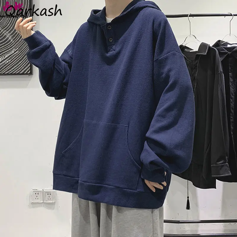 With Hat Hoodies Women Solid Couple Loose Korean Style Streetwear Pockets Spring All-match Teens Design Clothes Mujer M-4XL Chic
With Hat Hoodies Women Solid Couple Loose Korean Style Streetwear Pockets Spring All-match Teens Design Clothes Mujer M-4XL Chic
