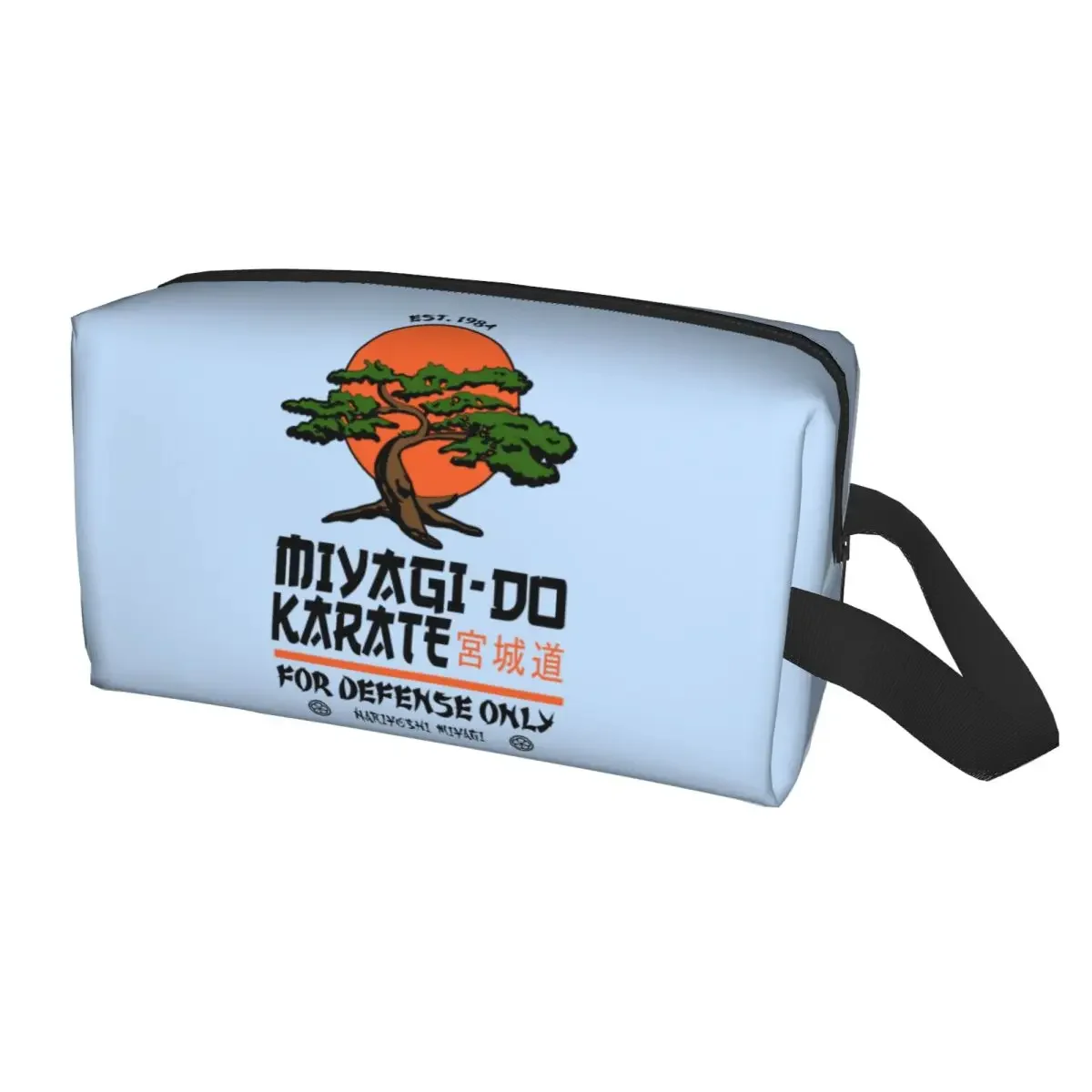 

Travel Miyagi Do Karate Distress Karate Kid Cobra Kai Toiletry Bag Fashion Makeup Cosmetic Organizer Beauty Storage Dopp Kit Box