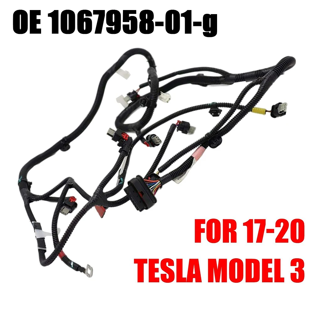 1x Front Bumper Park Assist Sensor Wiring Harness Fits For Tesla Model 3 2017-2020 #1067958-01-g Black Car Accessories
1x Front Bumper Park Assist Sensor Wiring Harness Fits For Tesla Model 3 2017-2020 #1067958-01-g Black Car Accessories