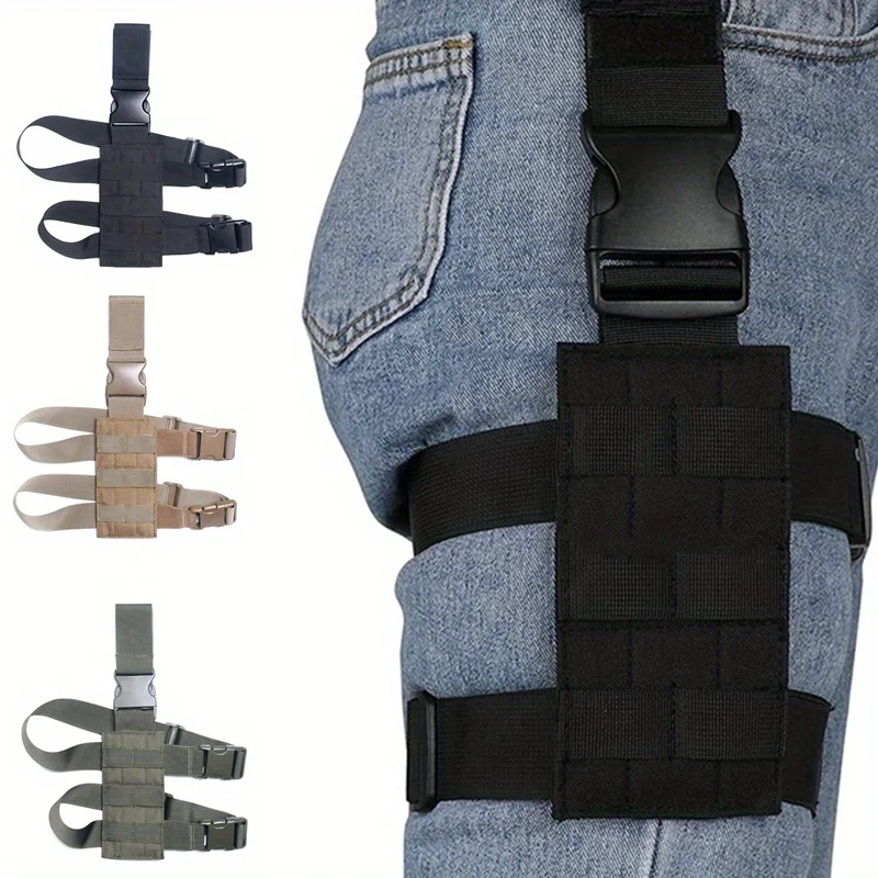 Universal Drop Leg Holster Thigh Platform Tactical MOLLE Gun Holster for Hunting Paintball Panel Adjustable Molle Straps
Universal Drop Leg Holster Thigh Platform Tactical MOLLE Gun Holster for Hunting Paintball Panel Adjustable Molle Straps