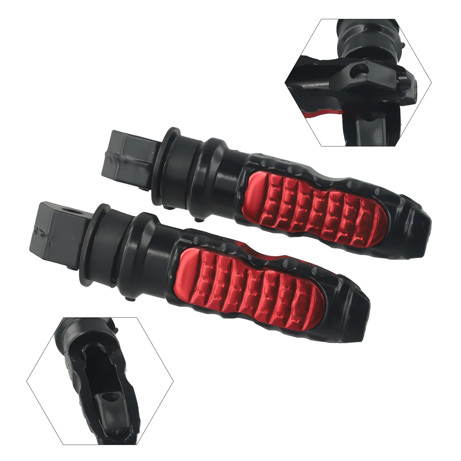 Footrest Foot Pegs Pedals Rear Pedal 12cm X 3cm X 2cm 2pcs Aluminum Alloy Black/Red/Blue/Gold/Silver Universal
Footrest Foot Pegs Pedals Rear Pedal 12cm X 3cm X 2cm 2pcs Aluminum Alloy Black/Red/Blue/Gold/Silver Universal