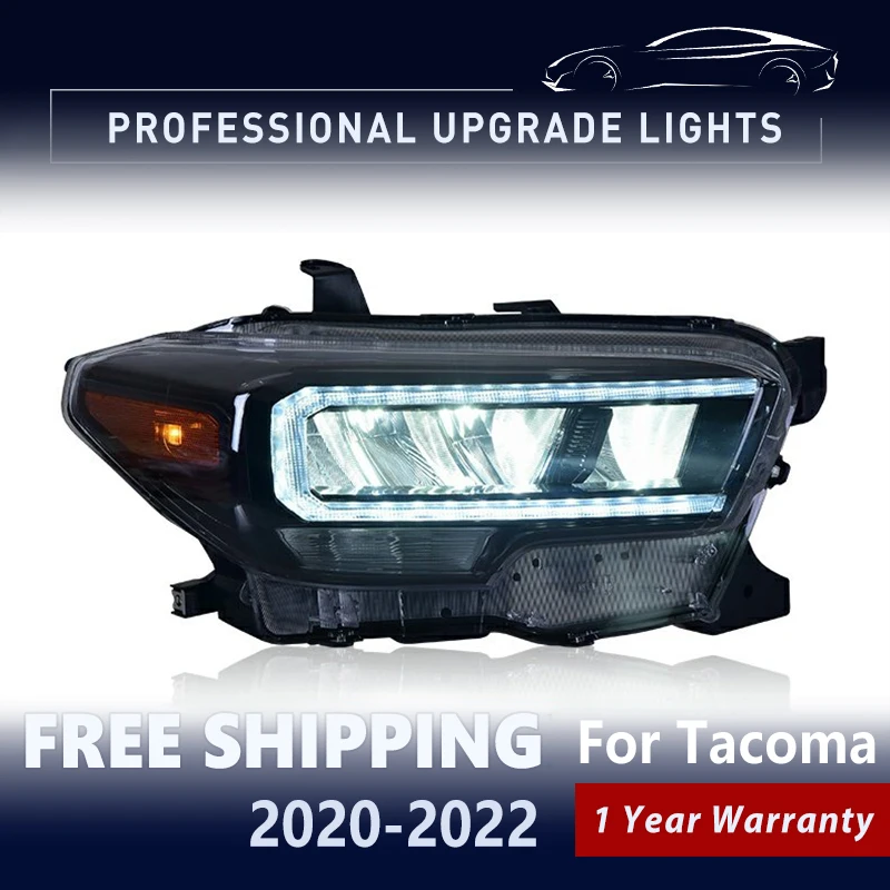 

Для Toyota Tacoma, проектор «ангельские глазки», лампа головного света, лампа головного света 2015-2019, фары Tacoma DRL, сигнал поворота, дальний свет