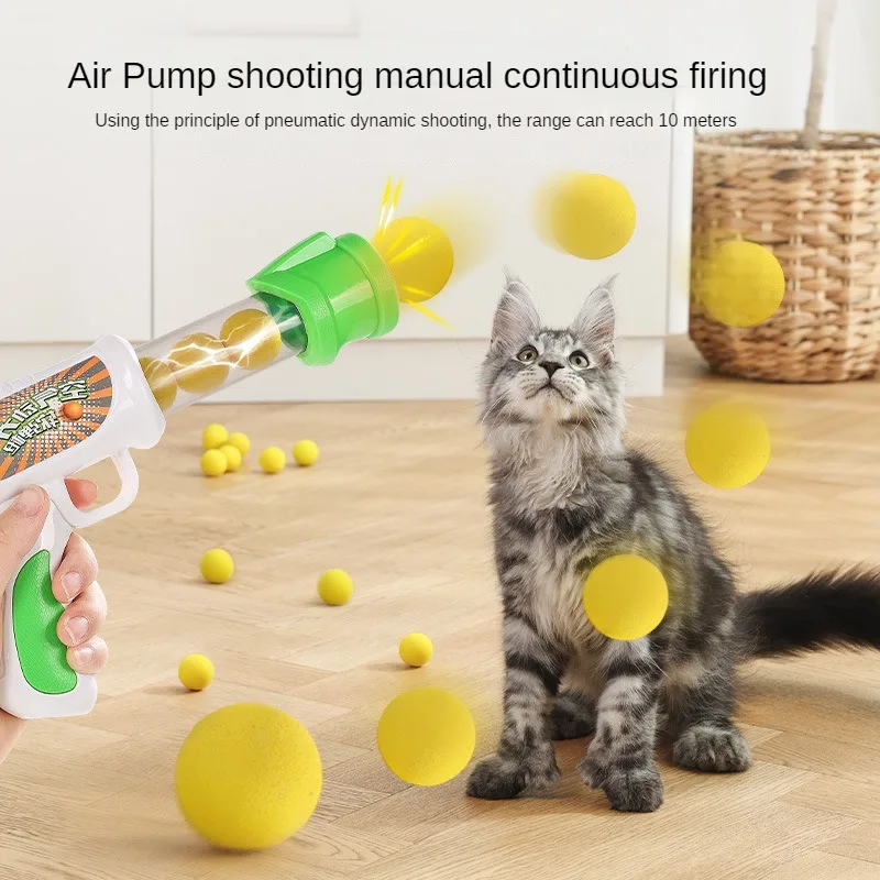 Kimpets Cat Toys With 9Pcs Soft Balls Air Aerodynam Interactive Fun Dog Cat Toys Elastic Ball Throwing Play Cat Toy Pet Supplies
Kimpets Cat Toys With 9Pcs Soft Balls Air Aerodynam Interactive Fun Dog Cat Toys Elastic Ball Throwing Play Cat Toy Pet Supplies