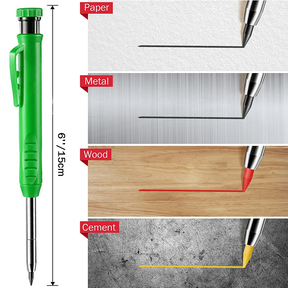 Marker Carpenter Pencil Hole Leads And Built-in Marker Parts Pencil Replacement With Refill Accessories Carpenter
Marker Carpenter Pencil Hole Leads And Built-in Marker Parts Pencil Replacement With Refill Accessories Carpenter