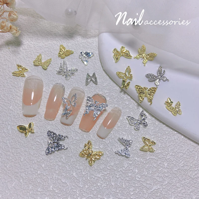 10pcs Butterfly Alloy Nail Charms Crystal Rhinestones Colorful Aurora Alloy Nail Accessories 3D Designer Art Diamond Jewelry DIY
10pcs Butterfly Alloy Nail Charms Crystal Rhinestones Colorful Aurora Alloy Nail Accessories 3D Designer Art Diamond Jewelry DIY