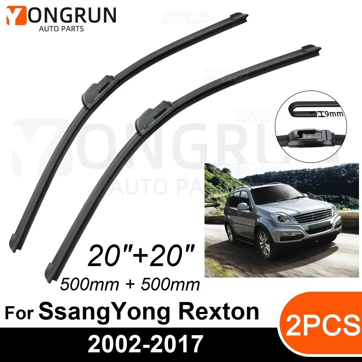 Стеклоочистители передние Автомобильные Для SsangYong Rexton MK1 2002-2017, резиновые щетки стеклоочистителя 20 + 20 дюймов, аксессуары для лобового стекла автомобиля
Стеклоочистители передние Автомобильные Для SsangYong Rexton MK1 2002-2017, резиновые щетки стеклоочистителя 20 + 20 дюймов, аксессуары для лобового стекла автомобиля