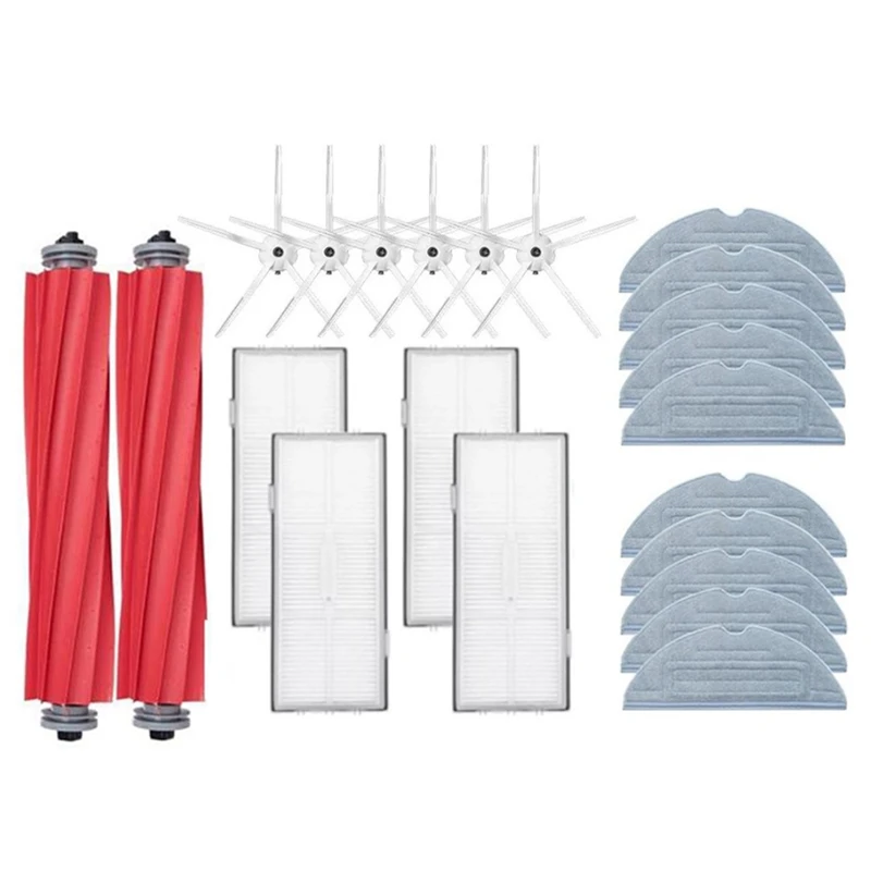 Сменные детали для пылесоса Roborock S7 T7S Plus, фильтр НЕРА, основная боковая щетка, насадка на швабру
Сменные детали для пылесоса Roborock S7 T7S Plus, фильтр НЕРА, основная боковая щетка, насадка на швабру