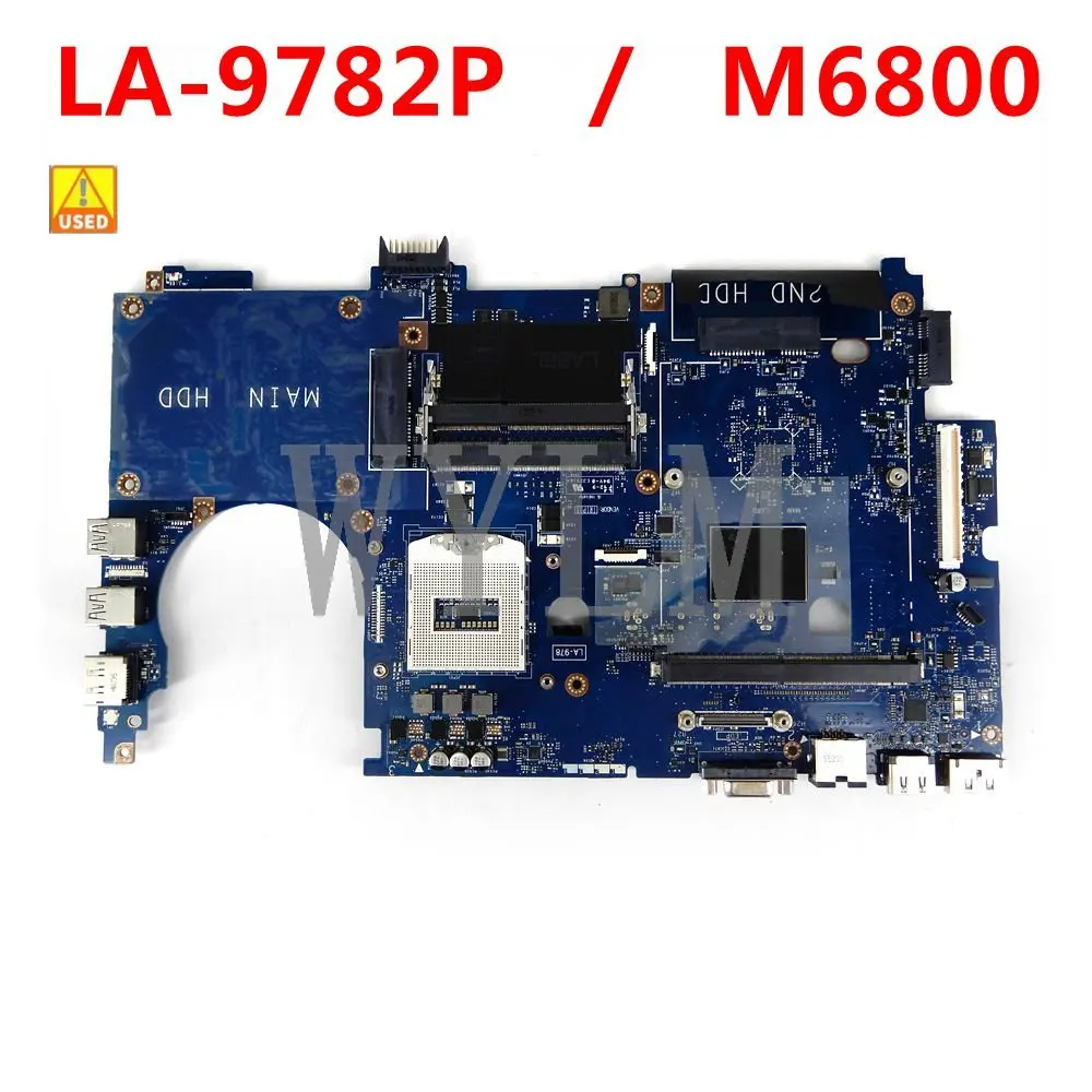 Материнская плата для ноутбука DELL Precision M6800, б/у, бесплатная доставка, версия 1,0, A00
Материнская плата для ноутбука DELL Precision M6800, б/у, бесплатная доставка, версия 1,0, A00