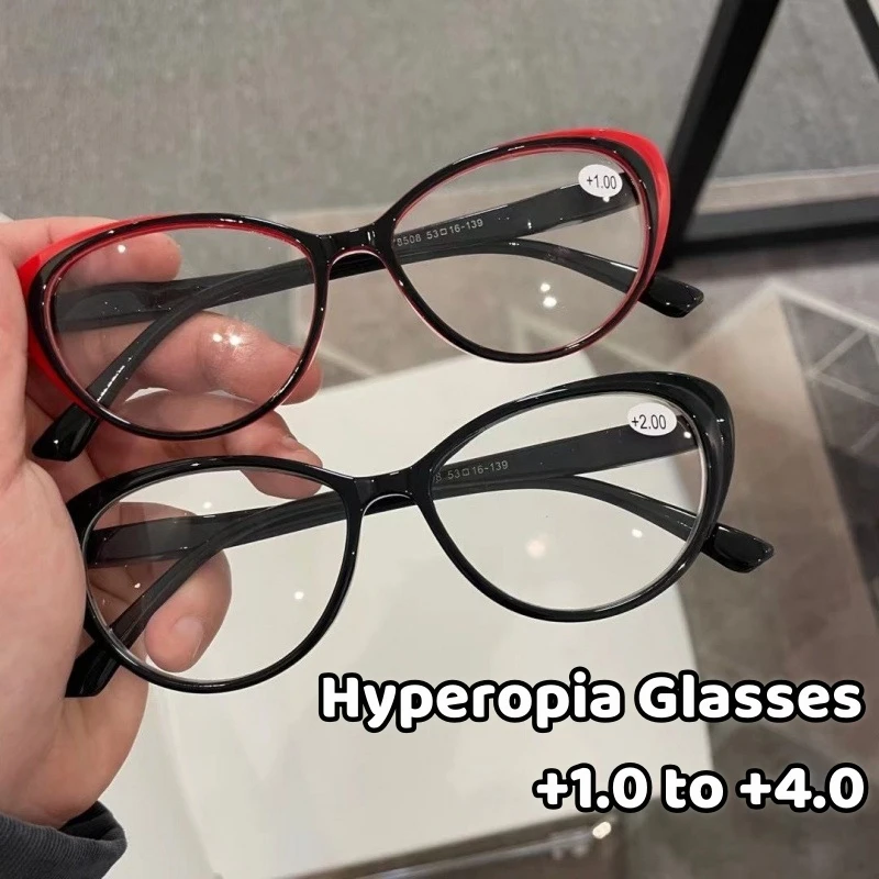 2023 Women Cat Eye Anti-Blue Light Presbyopic Glasses Computer High Reading Eyewear Definition Anti-reflective Eyeglasses
2023 Women Cat Eye Anti-Blue Light Presbyopic Glasses Computer High Reading Eyewear Definition Anti-reflective Eyeglasses