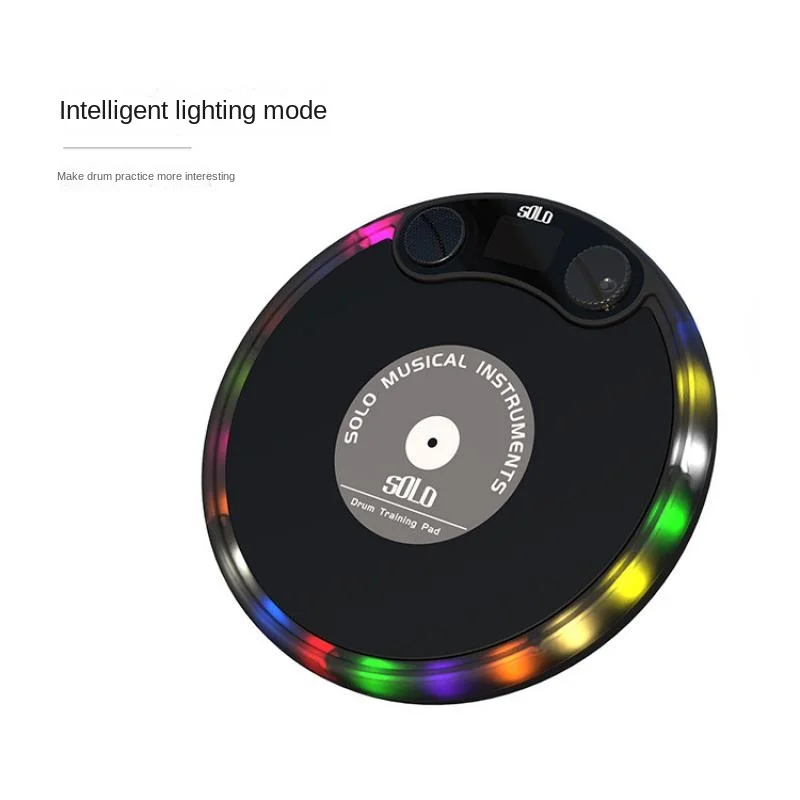 1Pc 10 Inch Electronic Mute Drum Pad Beginners Practicing Percussion Instruments Intelligent Luminous Force Sensing Drum Pad
1Pc 10 Inch Electronic Mute Drum Pad Beginners Practicing Percussion Instruments Intelligent Luminous Force Sensing Drum Pad