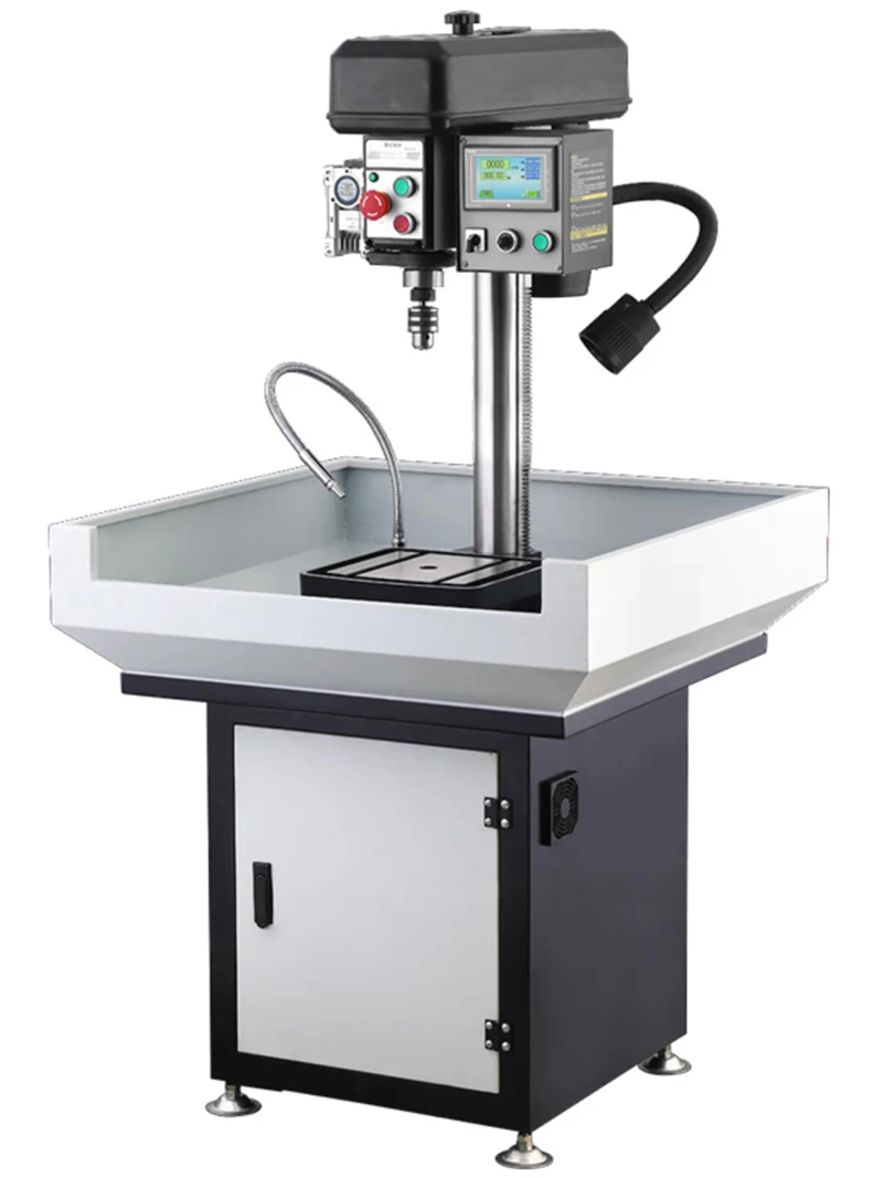 CNC drilling tapping reaming, boring, infinitely variable speed industrial bench driller multi axis CNC drilling machine
CNC drilling tapping reaming, boring, infinitely variable speed industrial bench driller multi axis CNC drilling machine