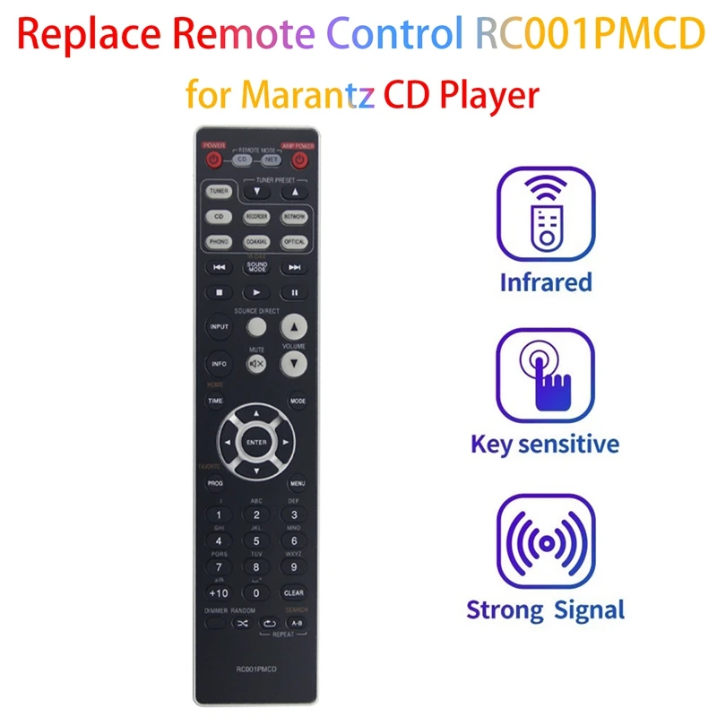 1 Pcs Replacement Remote Control RC001PMCD Remote Control For Marantz CD Player CD6005 CD-6005 PM6005 PM-6005
1 Pcs Replacement Remote Control RC001PMCD Remote Control For Marantz CD Player CD6005 CD-6005 PM6005 PM-6005